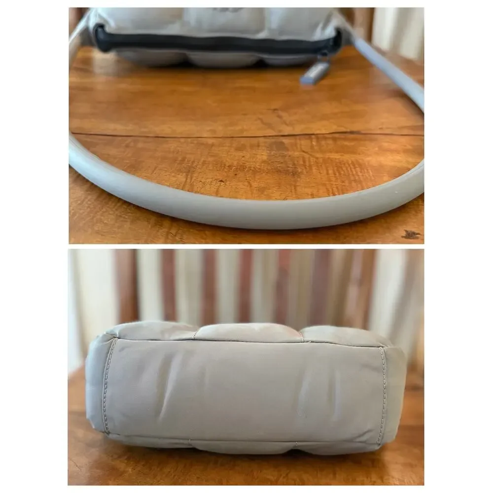 Heaven by Marc Jacobs Puffy Nylon Shoulder Bag – Cement Grey